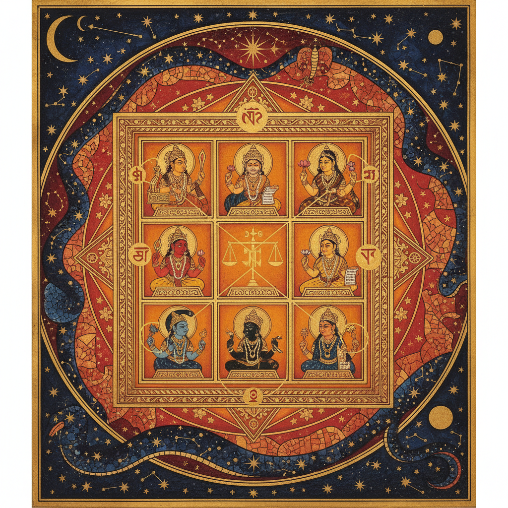 Gajakesari Yoga: Jupiter-Moon's Grand Confluence for Stature and Success in Jyotish