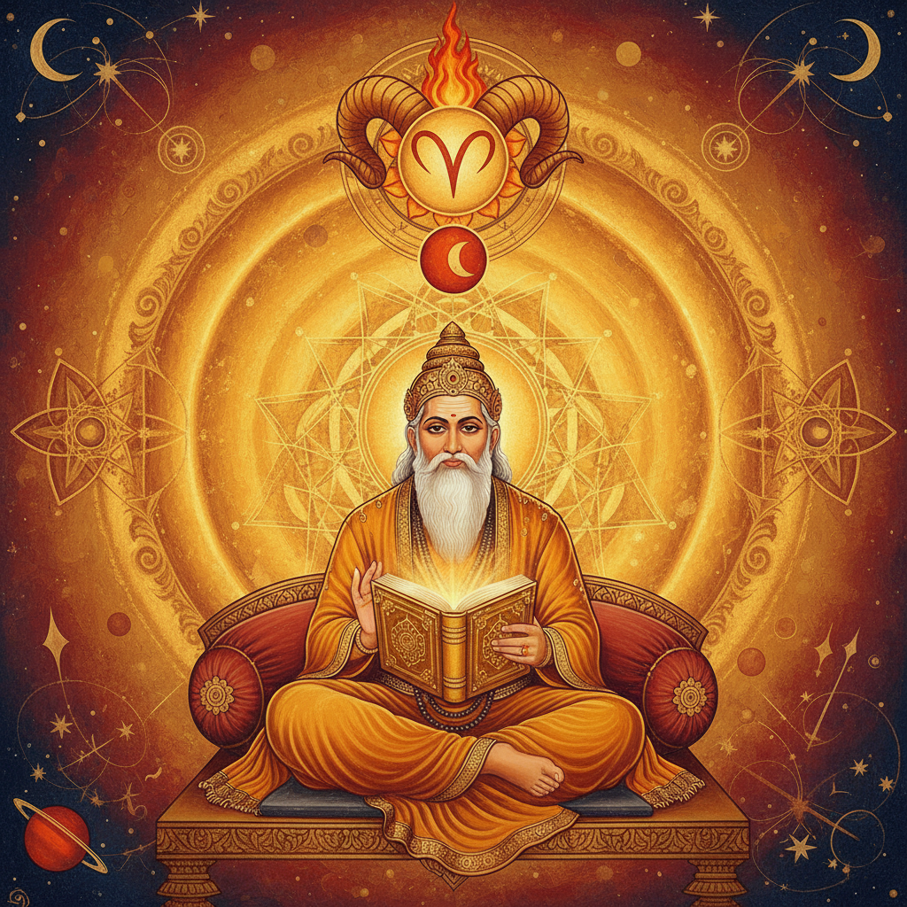 Jupiter in Aries Lagna: Effects in All 12 Houses (Mesha Rashi)