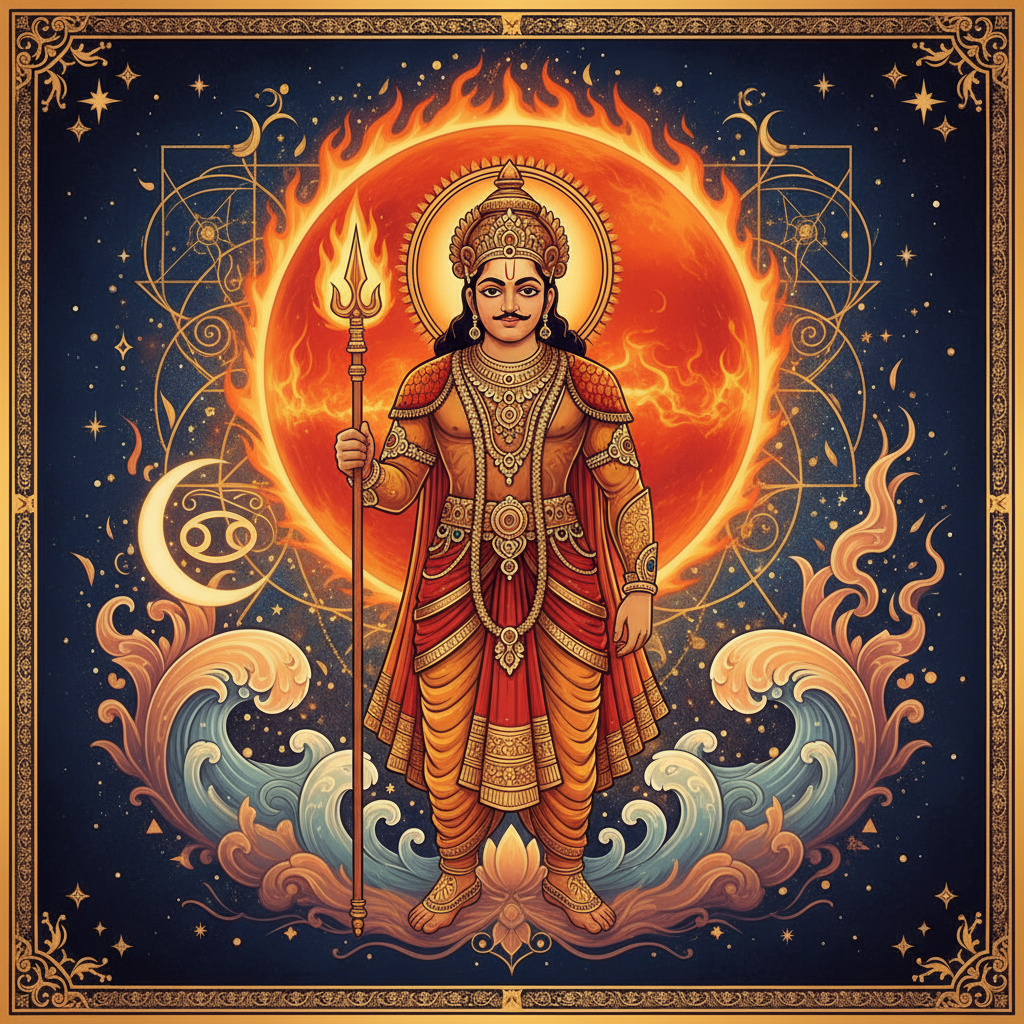 Mars in Cancer Lagna: Effects Across All 12 Houses (Mangal in Karka)