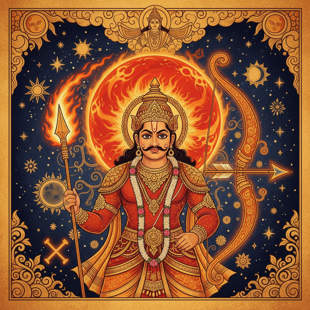 Mars in Sagittarius Lagna: Effects in All 12 Houses (Mangal / Kuja Placements)