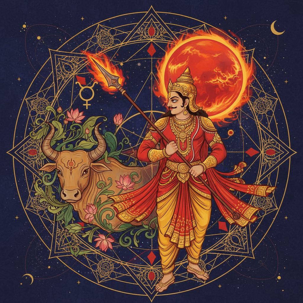 Mars in Taurus Lagna: Effects of Mangal in All 12 Houses (Vrishabha Lagna)