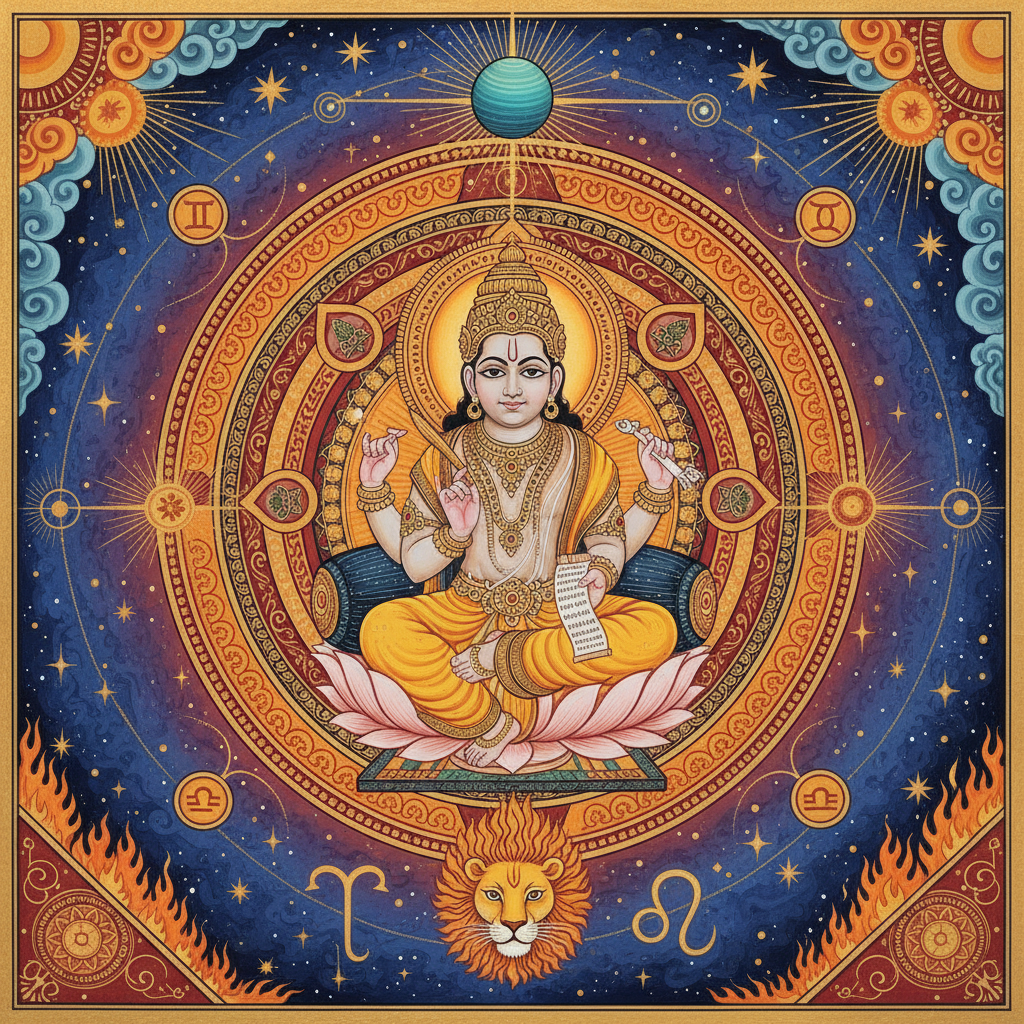 Mercury in Leo Lagna: Effects in All 12 Houses for Simha Rashi Natives