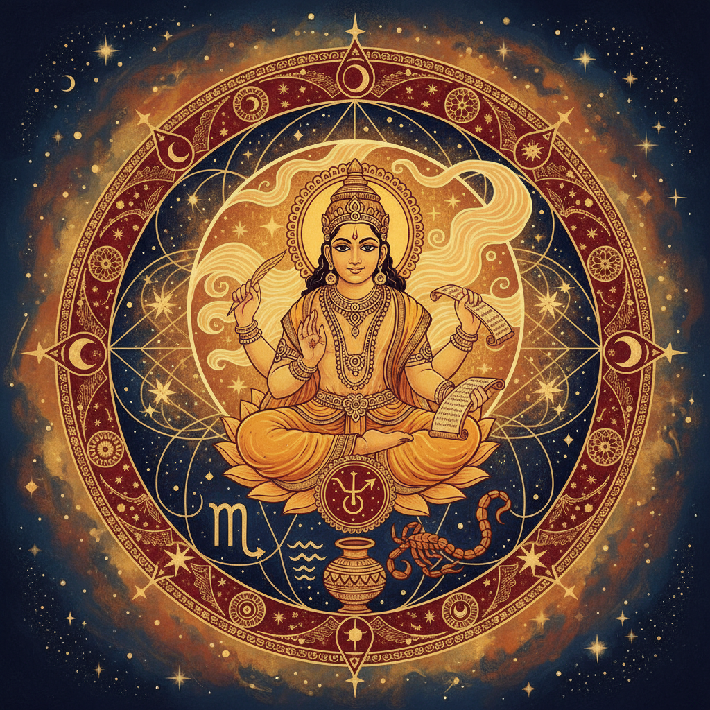 Budha in Scorpio Lagna: Detailed Effects in All 12 Houses