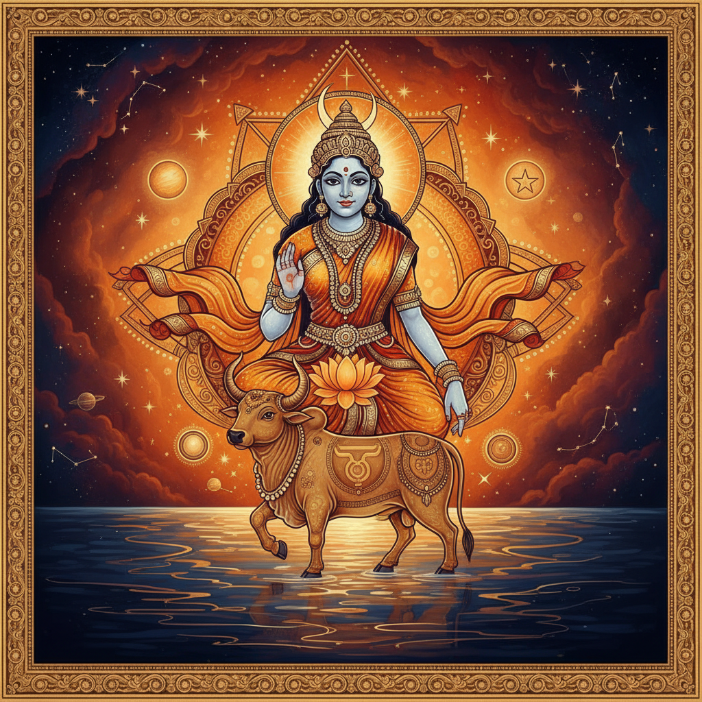 Moon in Taurus Lagna: Effects in All 12 Houses (Chandra Vrishabha)
