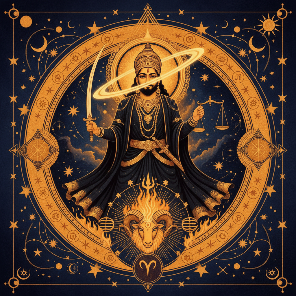 Saturn in Aries Lagna: Effects in All 12 Houses (Shani in Mesha Lagna)