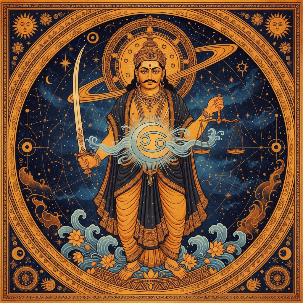 Saturn in Cancer Lagna: Effects in All 12 Houses for Karka Rashi