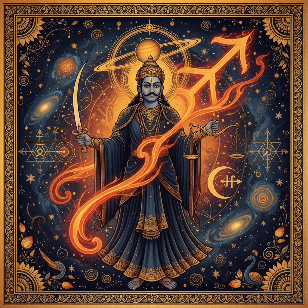 Saturn (Shani) in Sagittarius (Dhanu) Lagna: Effects in All 12 Houses