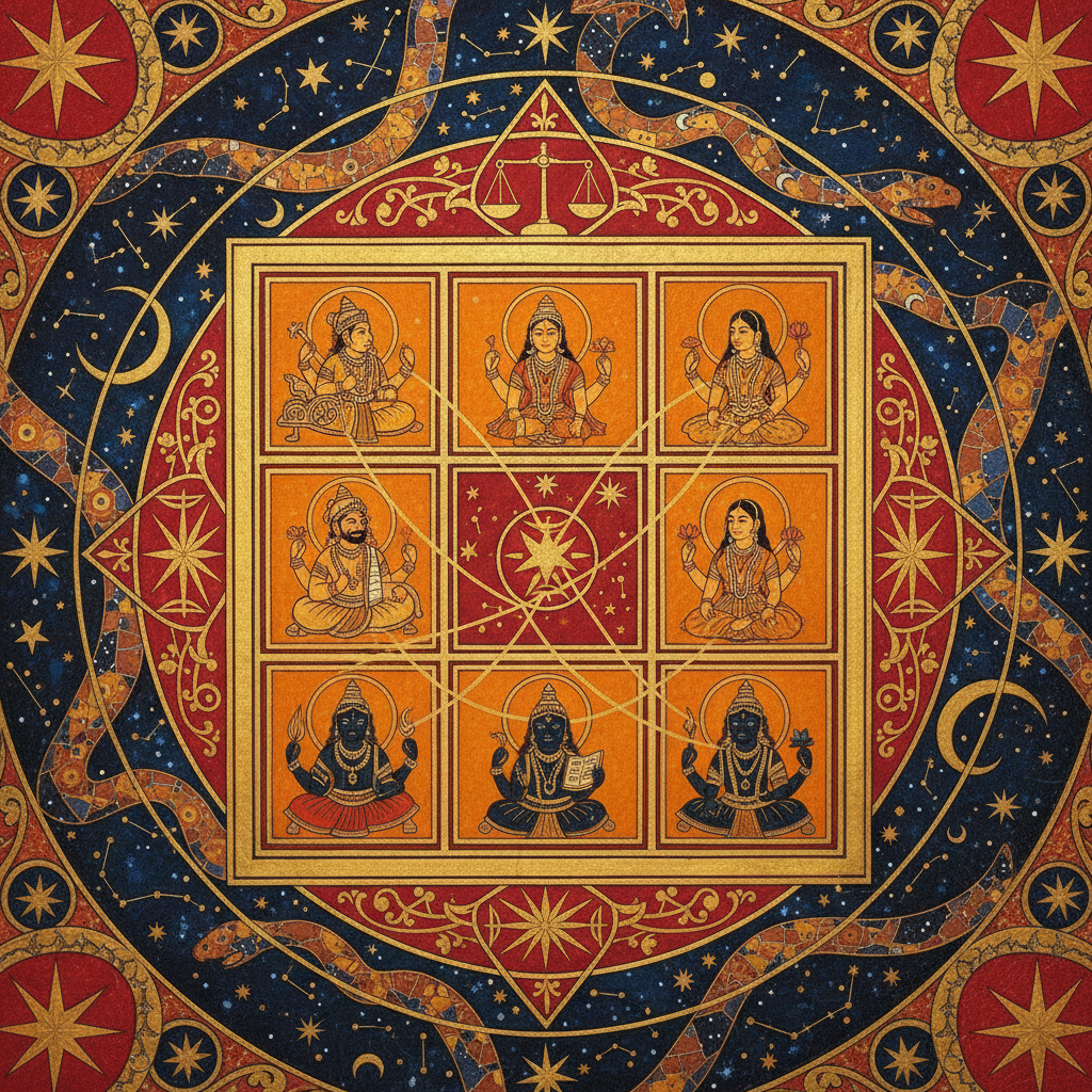 Shakata Yoga: Navigating Financial Ebbs & Flows in Your Jyotish Chart