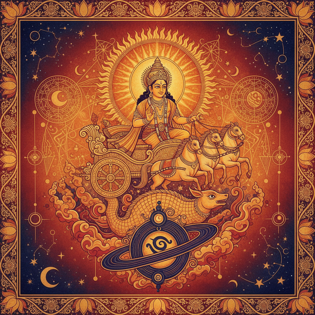 Sun in Capricorn Lagna: Effects of Surya in All 12 Houses for Makara Ascendant