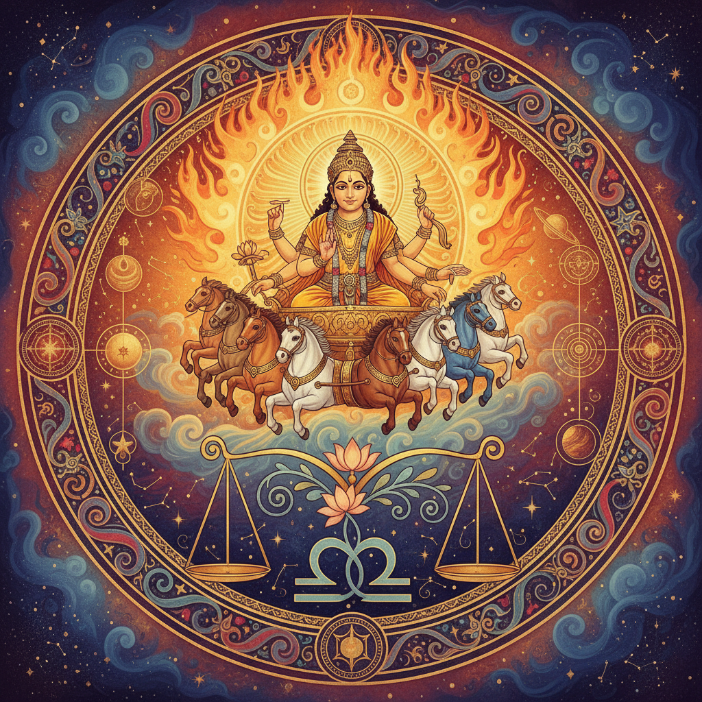 Sun in Libra Lagna: Effects of Surya in All 12 Houses for Tula Lagna