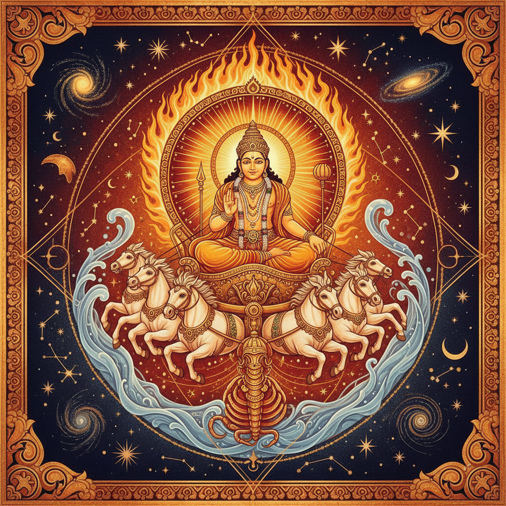 Sun (Surya) in Scorpio Lagna: Effects in All 12 Houses for Vrishchika Rashi Natives