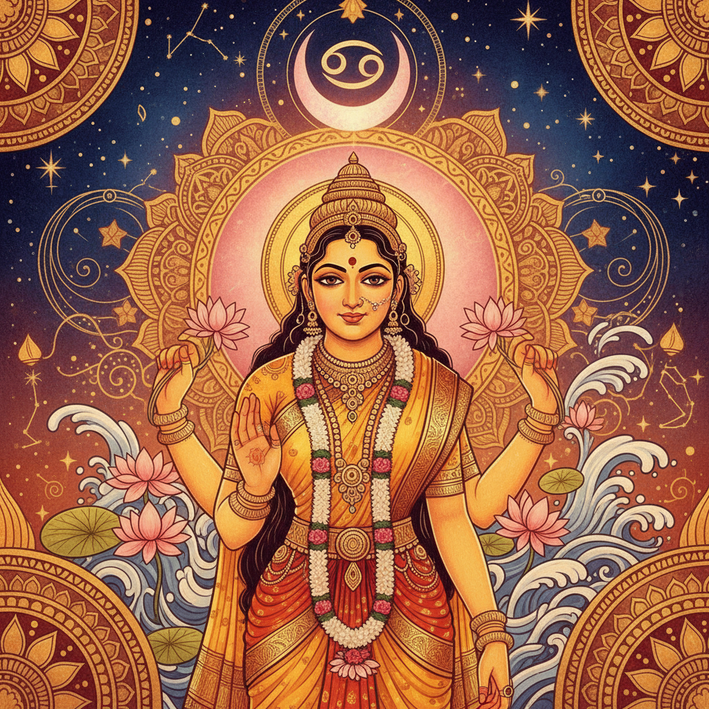 Venus (Shukra) in Cancer (Karka) Lagna: Effects in All 12 Houses