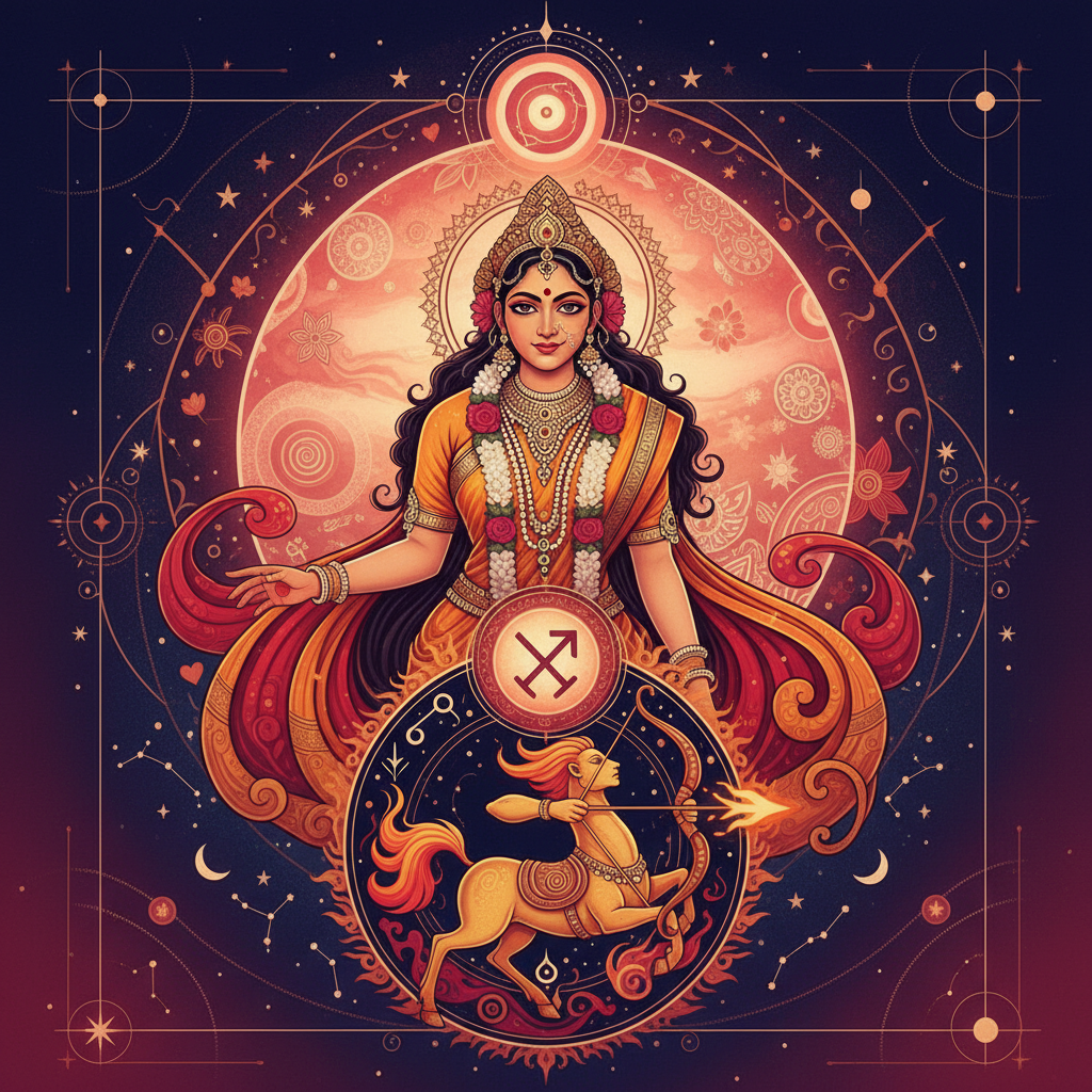 Venus in Sagittarius Lagna: Effects in All 12 Houses for Dhanu Rashi