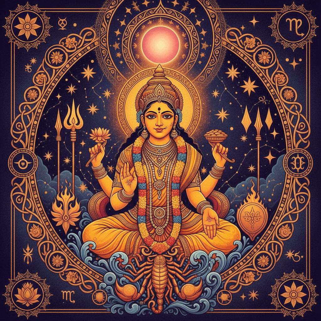 Venus (Shukra) in Scorpio Lagna: Effects in All 12 Houses